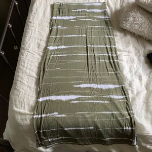 Tie dye long skirt